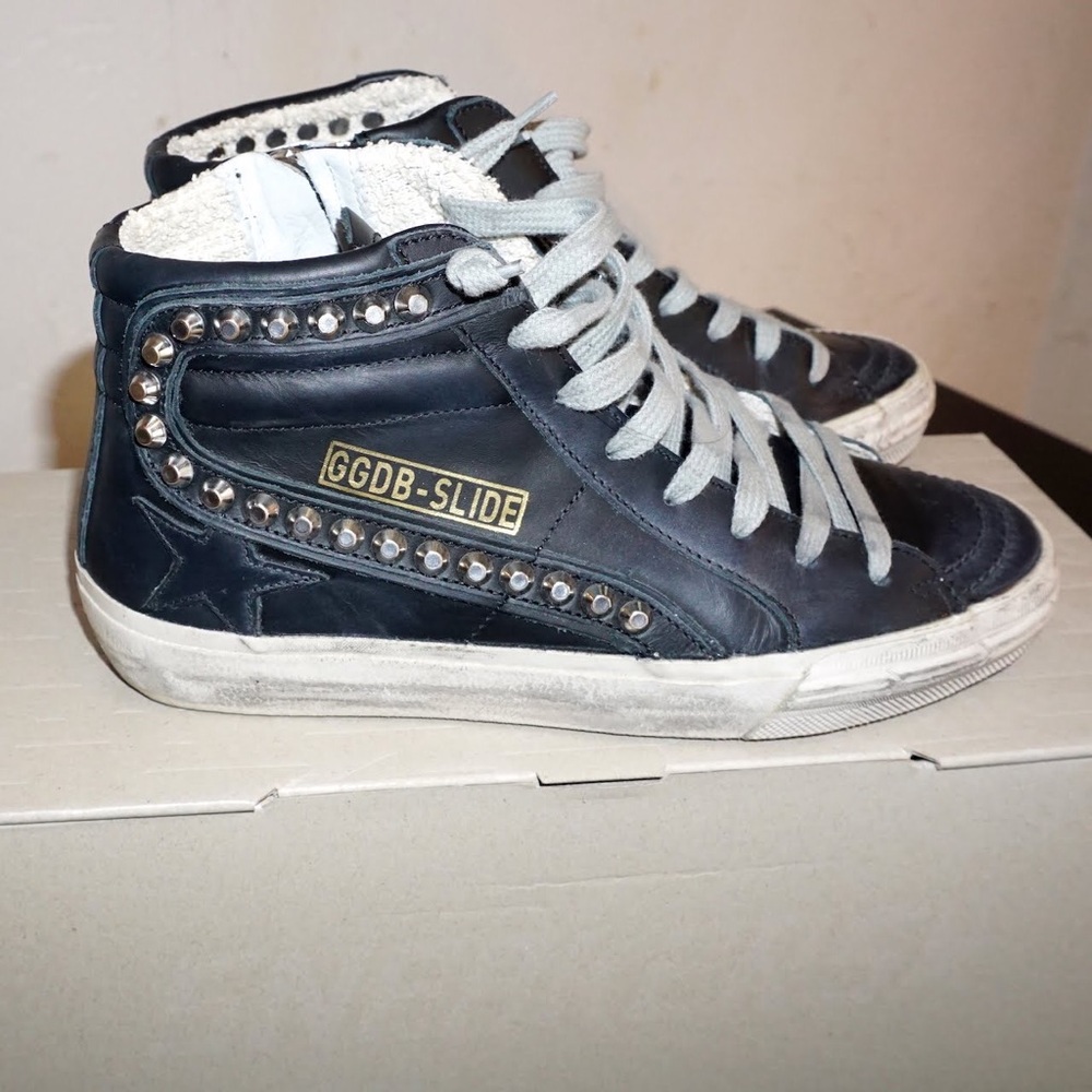 Golden Goose Slide Sneaker with Stud